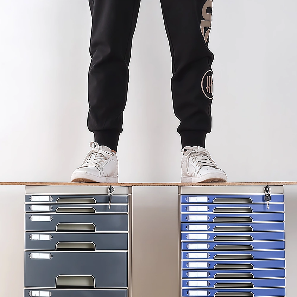 Lockable Desktop File Cabinet - Multi-layer Storage - image 5