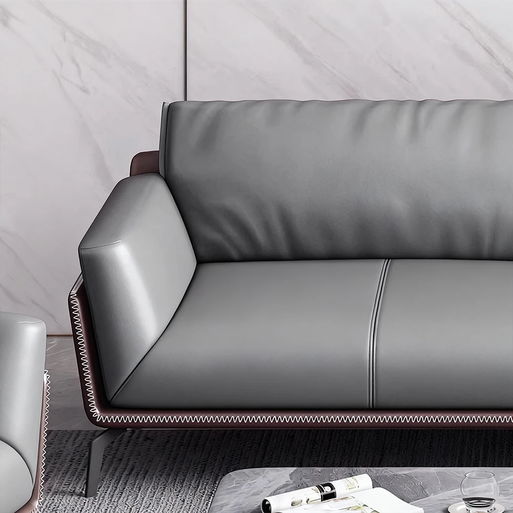 Simple Business Leather Sofa - Maoters - image 6