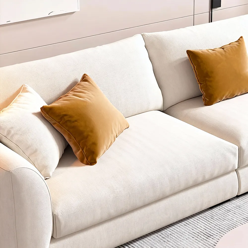 White Upholstered Performance Sofa - Maoters - image 6