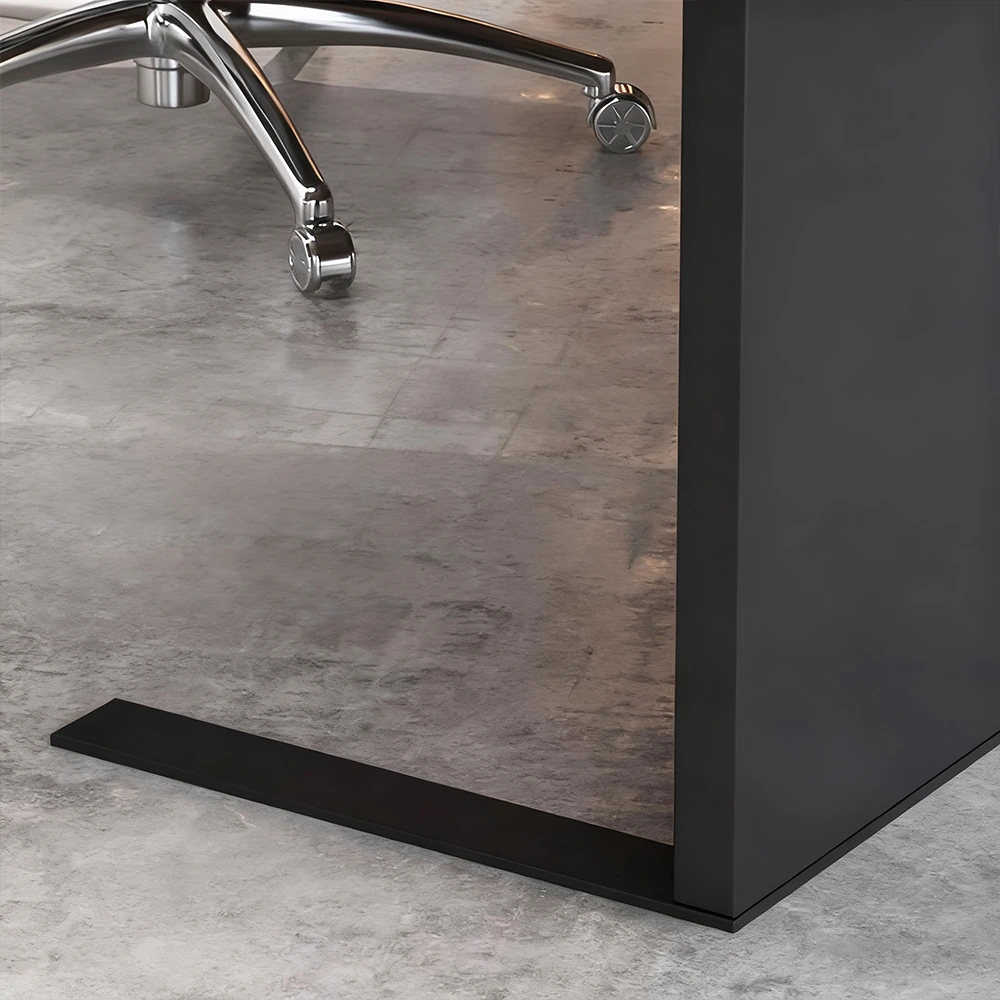 Innovative Industrial-Style Solid Wood Executive Desk - image 12