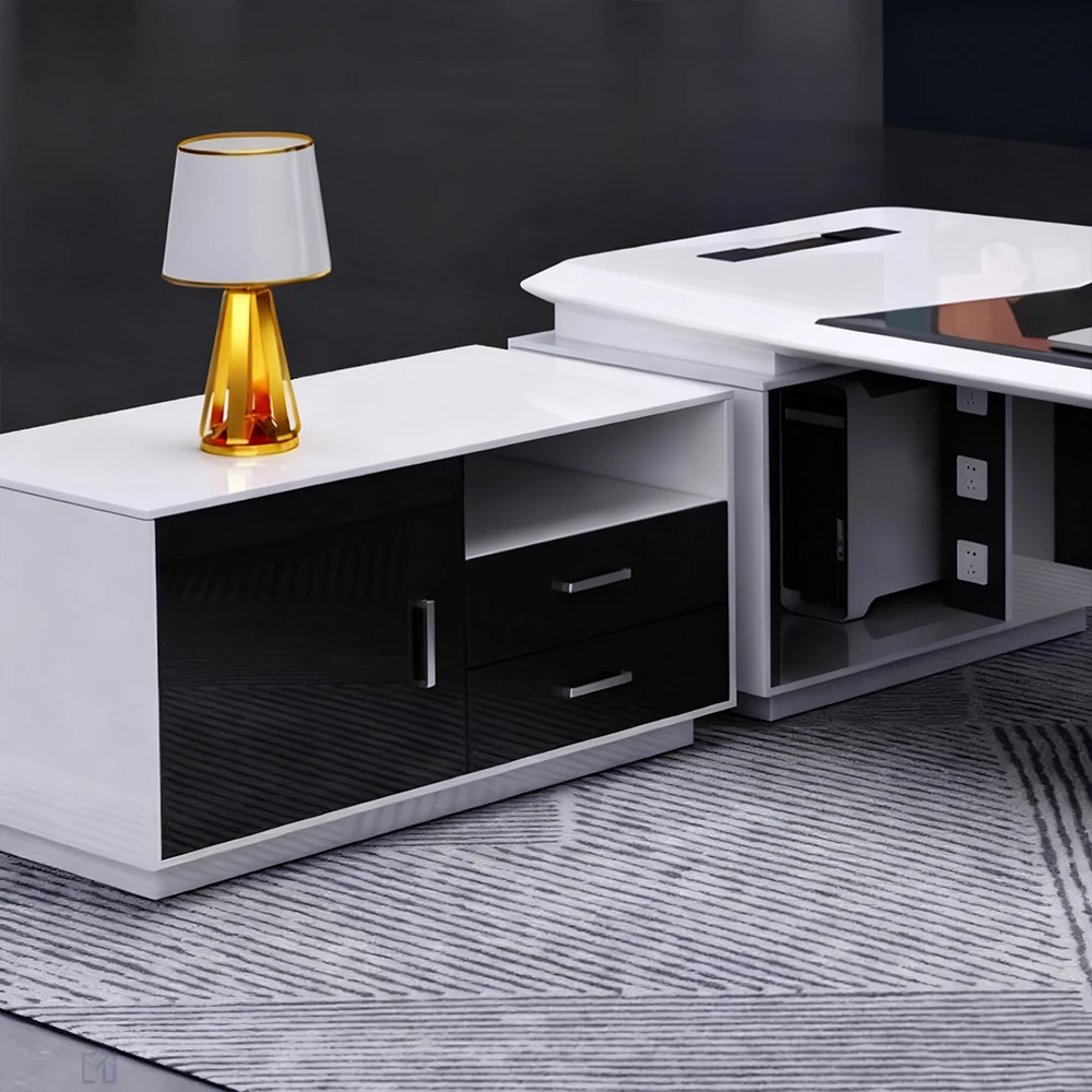 Innovative Lacquered Executive Desk - Maoters - image 12