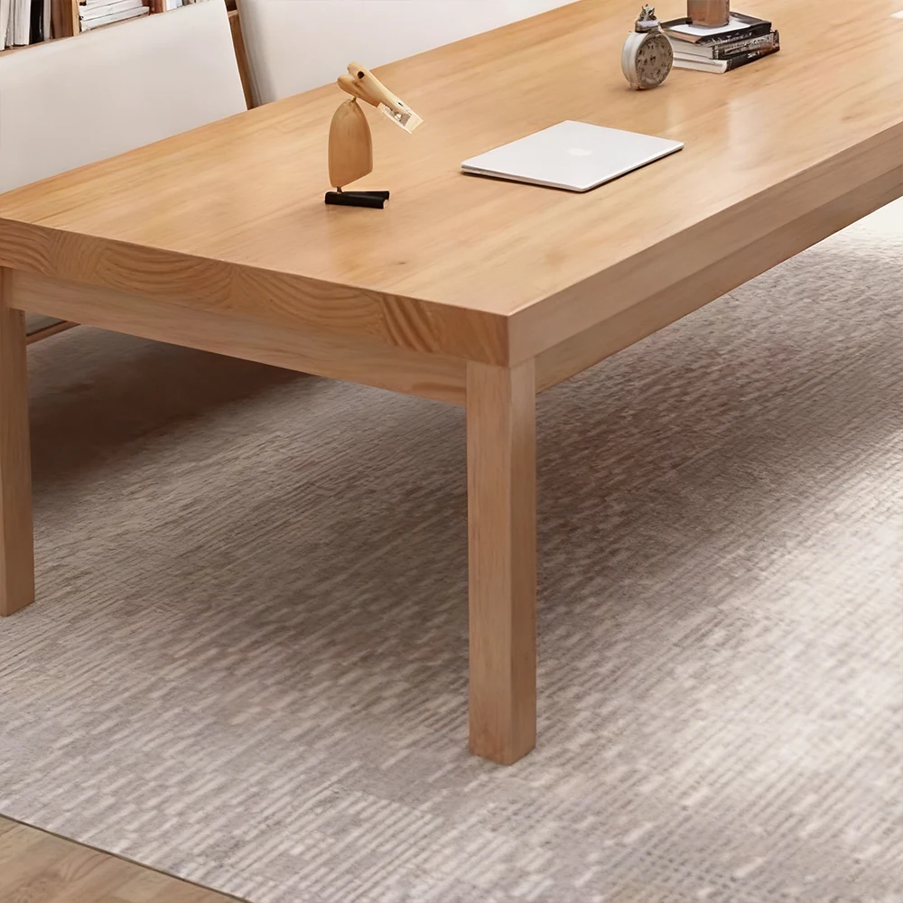 Elegant Solid Wood Minimalist Conference Table - Maoters - image 5