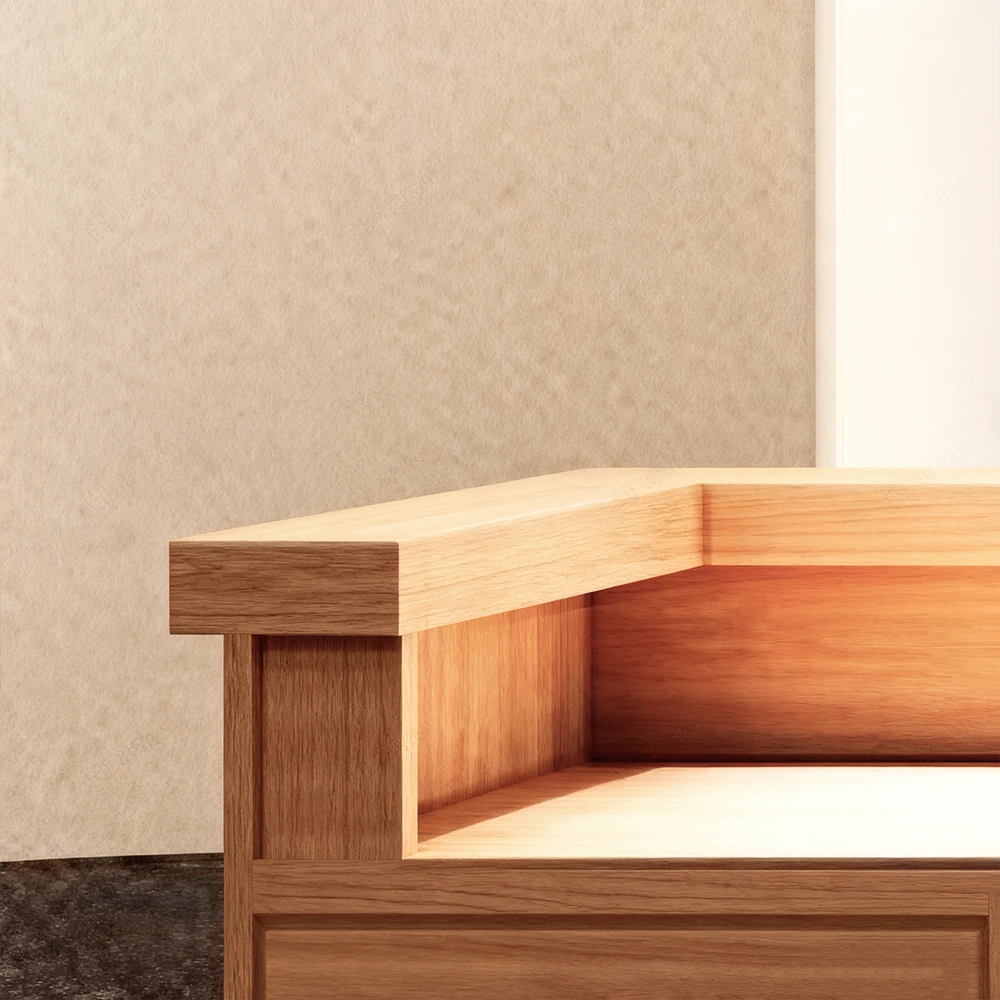 Vintage Art Multifunctional Reception Desk - Maoters - image 14