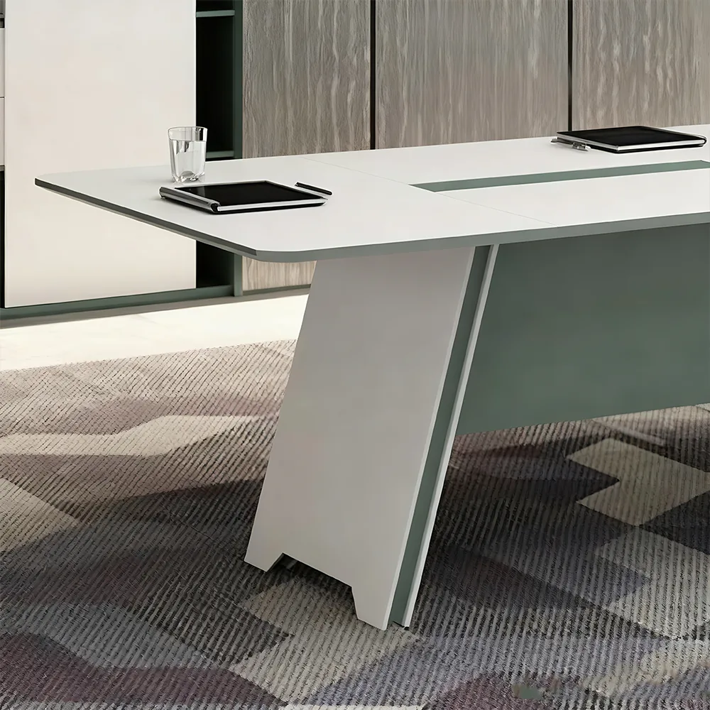 Contemporary Rectangular Conference Table - image 6