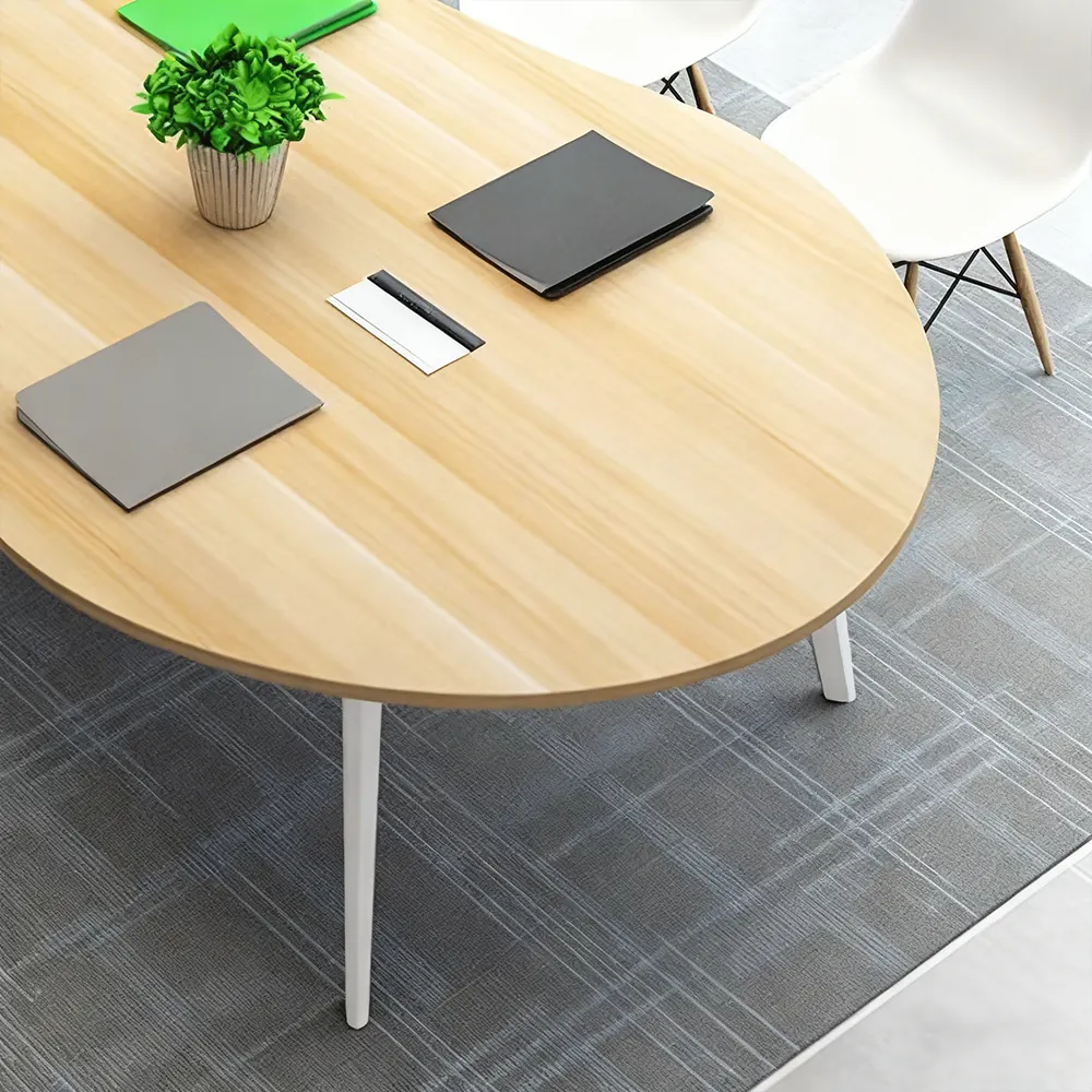 Creative Oval Conference Table Office Desk - image 3
