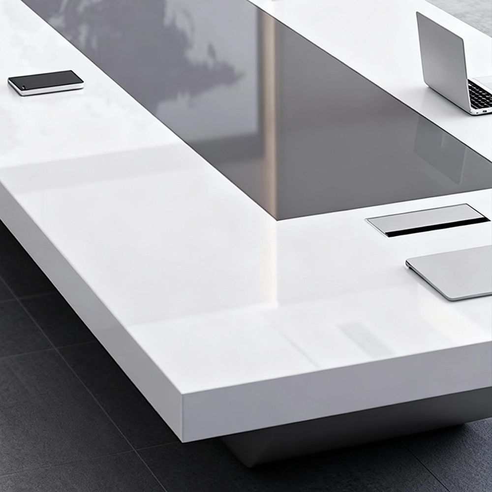 Luxurious Baked Paint Conference Table - image 5