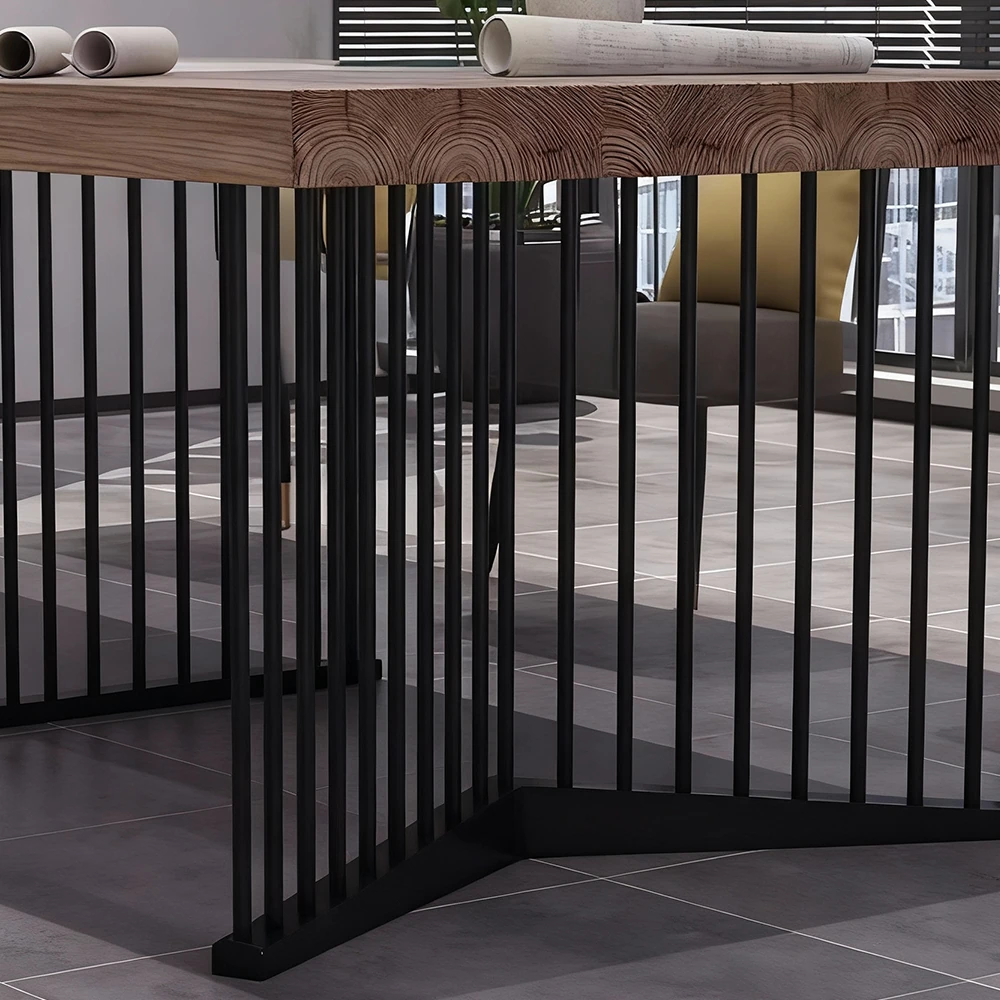 Minimalist Solid Wood Conference Table - image 4