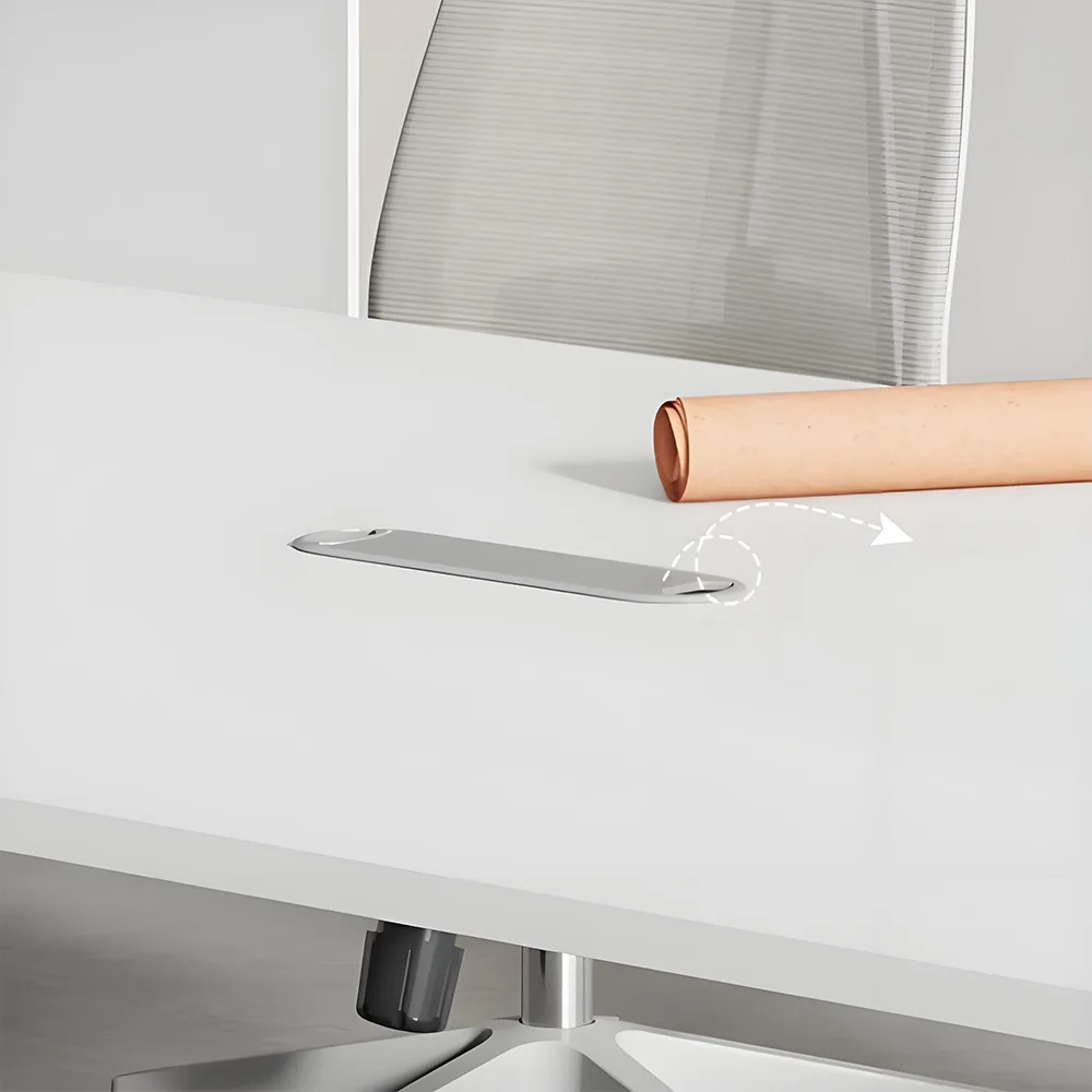Morden Simple White Conference Table - image 4