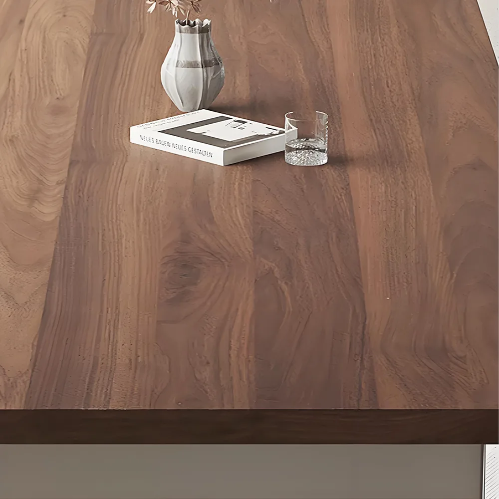 Modern Solid Wood Conference Table - Walnut Color - image 7