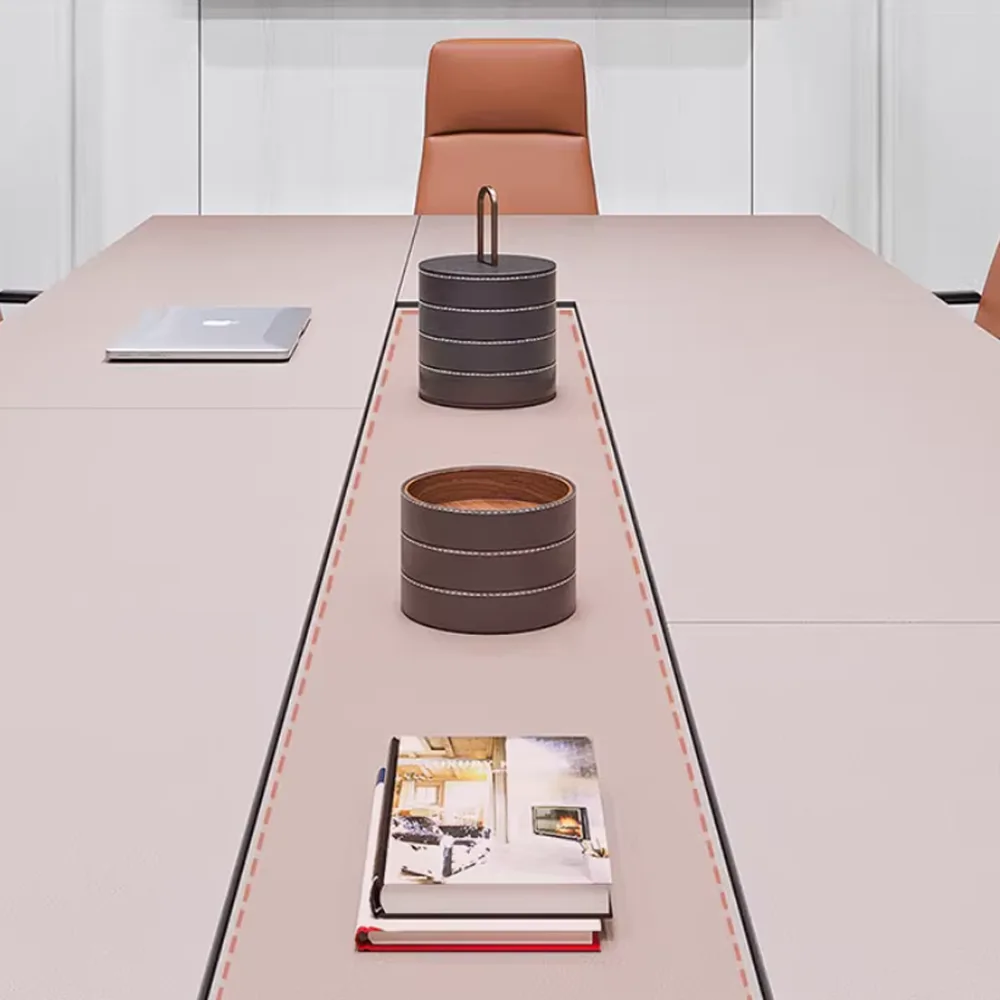 Modern Rectangular Thickened Conference Table - image 4