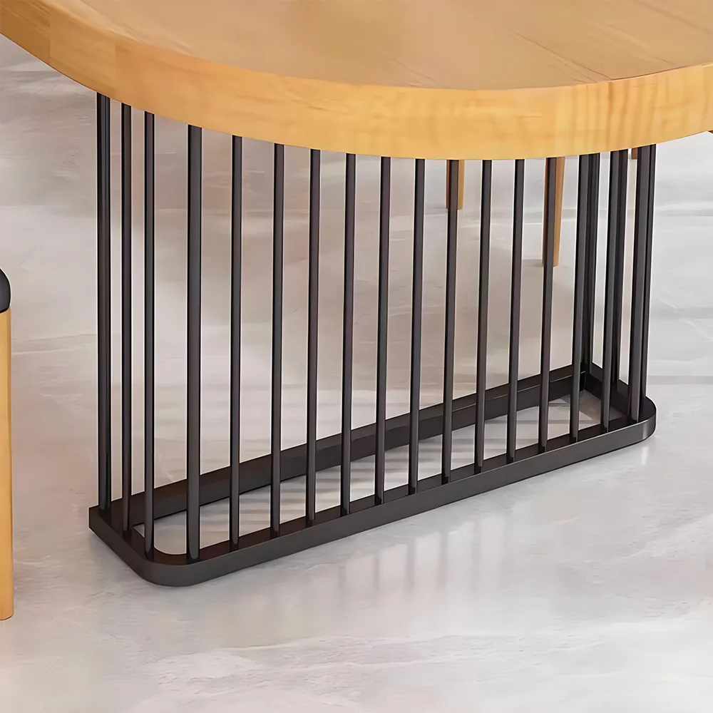 Modern Oval Solid Wood Conference Table - Stylish &amp; Durable - image 4