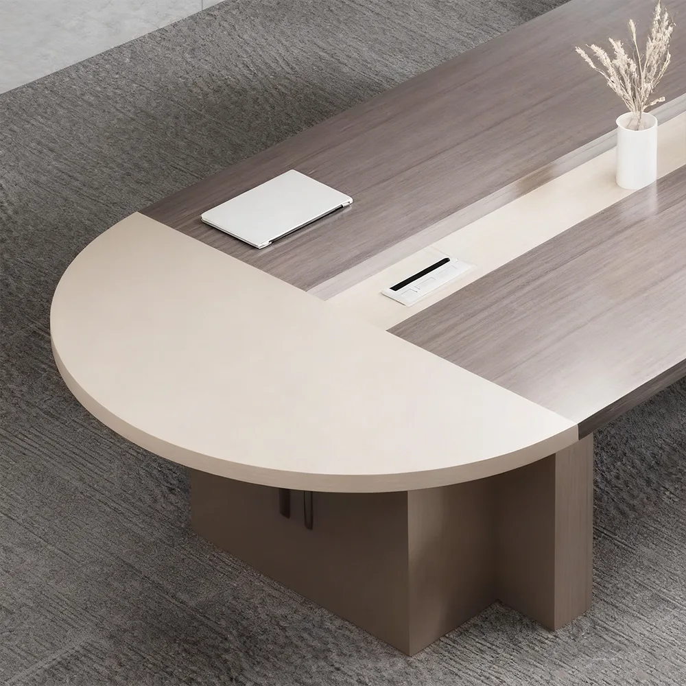 Light Luxury Conference Table - Simple Modern Oval - image 6