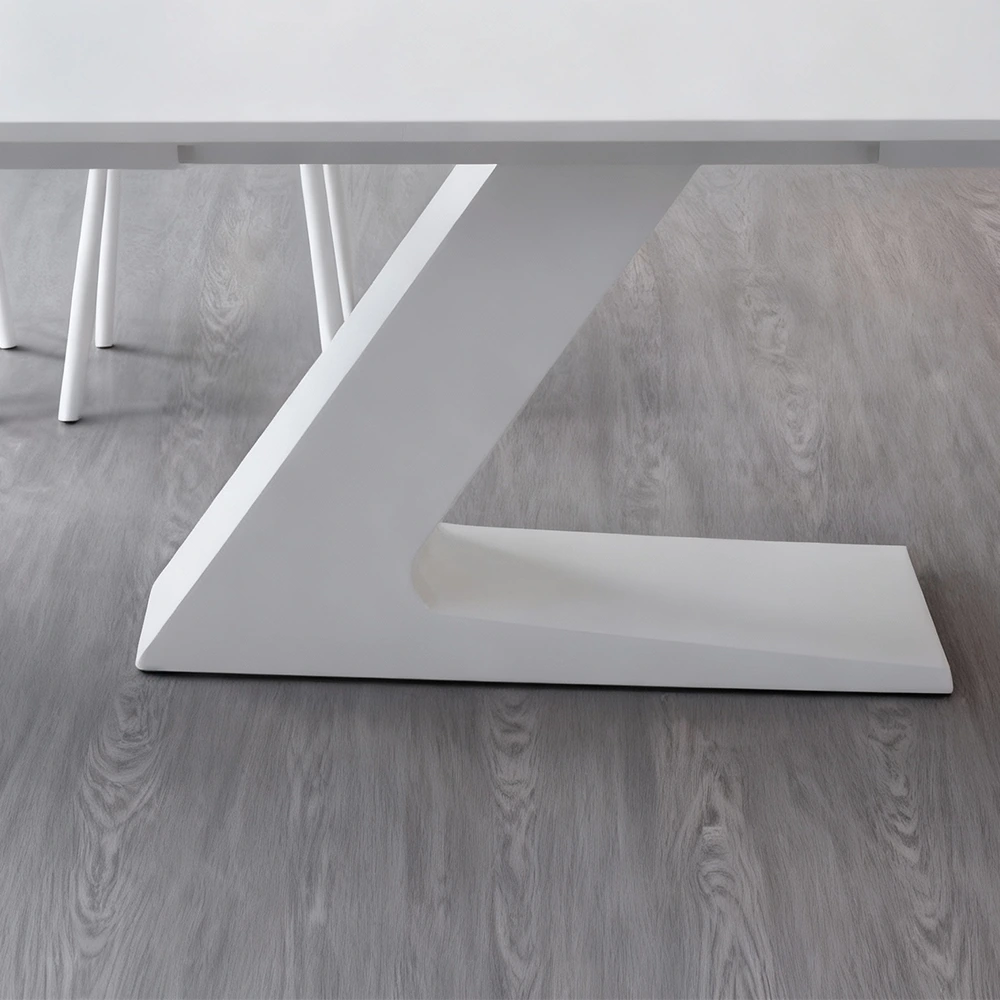 Stylish White Solid Wood Conference Table - Maoters - image 6