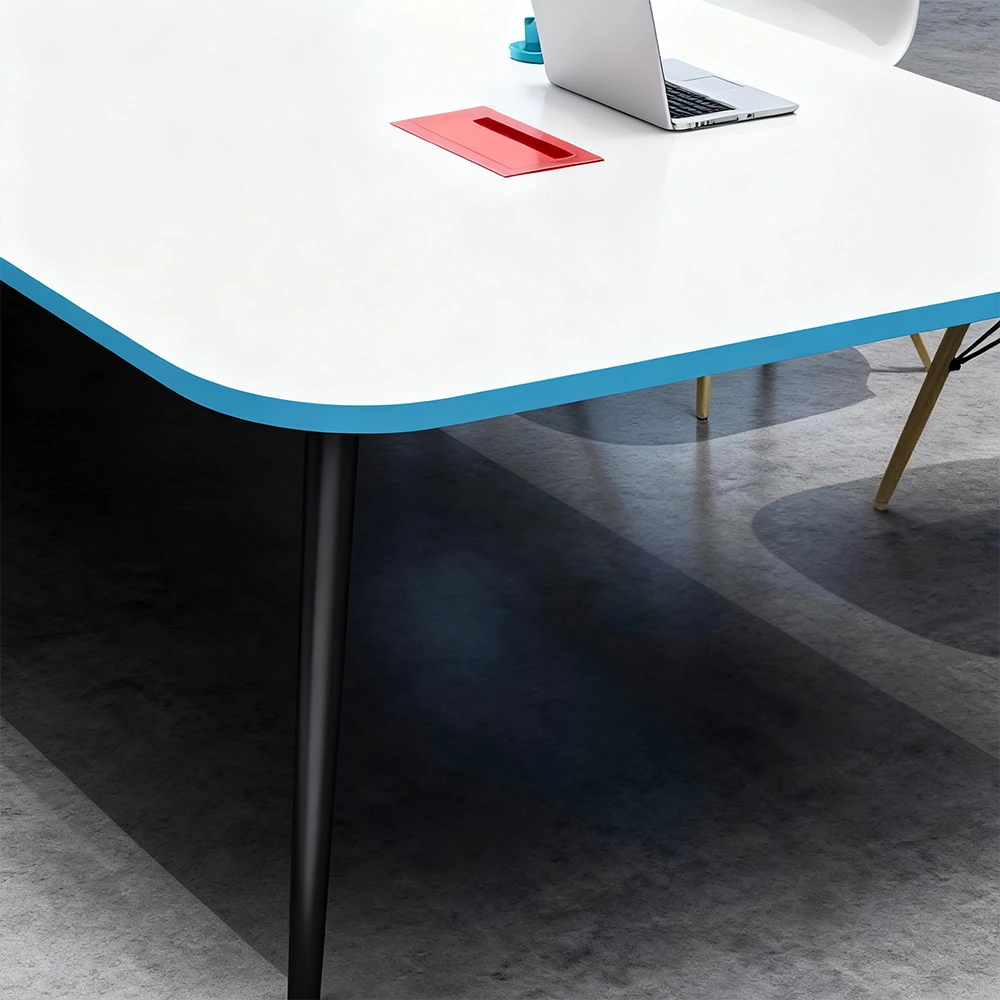 White Negotiatio Conference Table - image 6