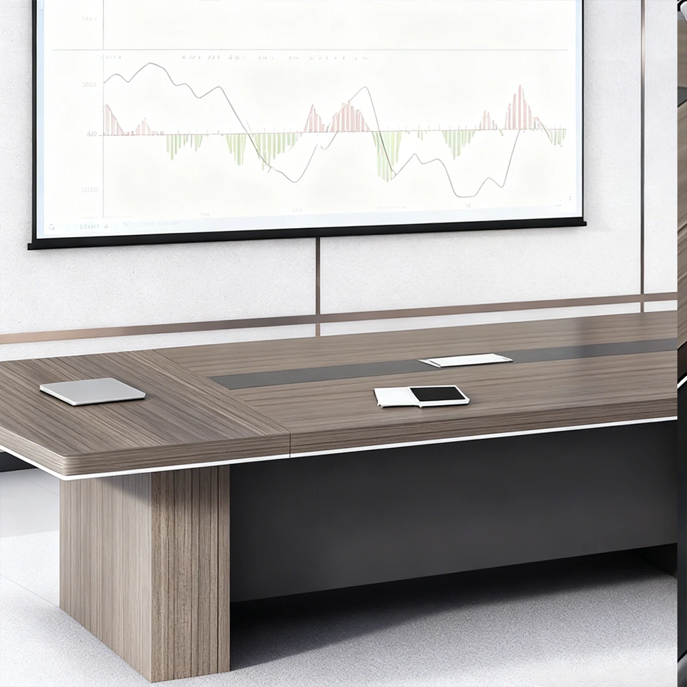 Classic Rectangular Office Desk - Ideal for Meetings - image 5
