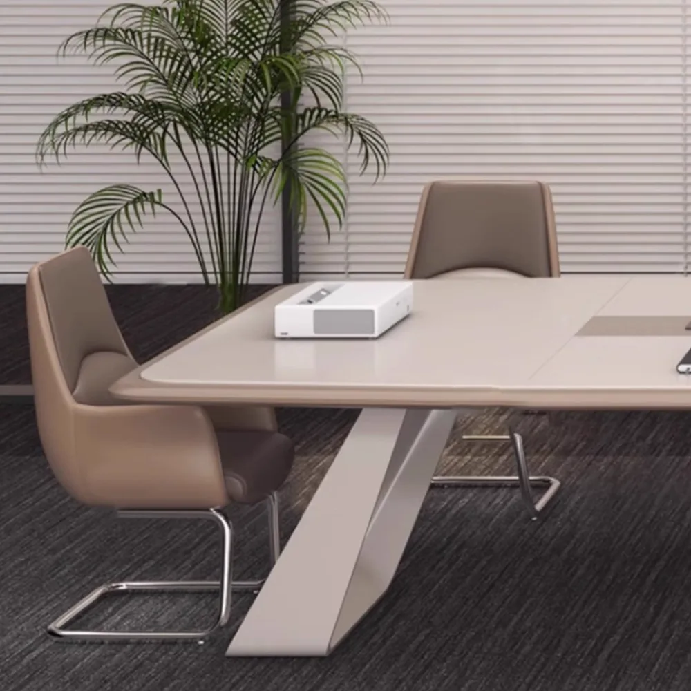 Modern Light Luxury Lacquer Conference Table - image 5