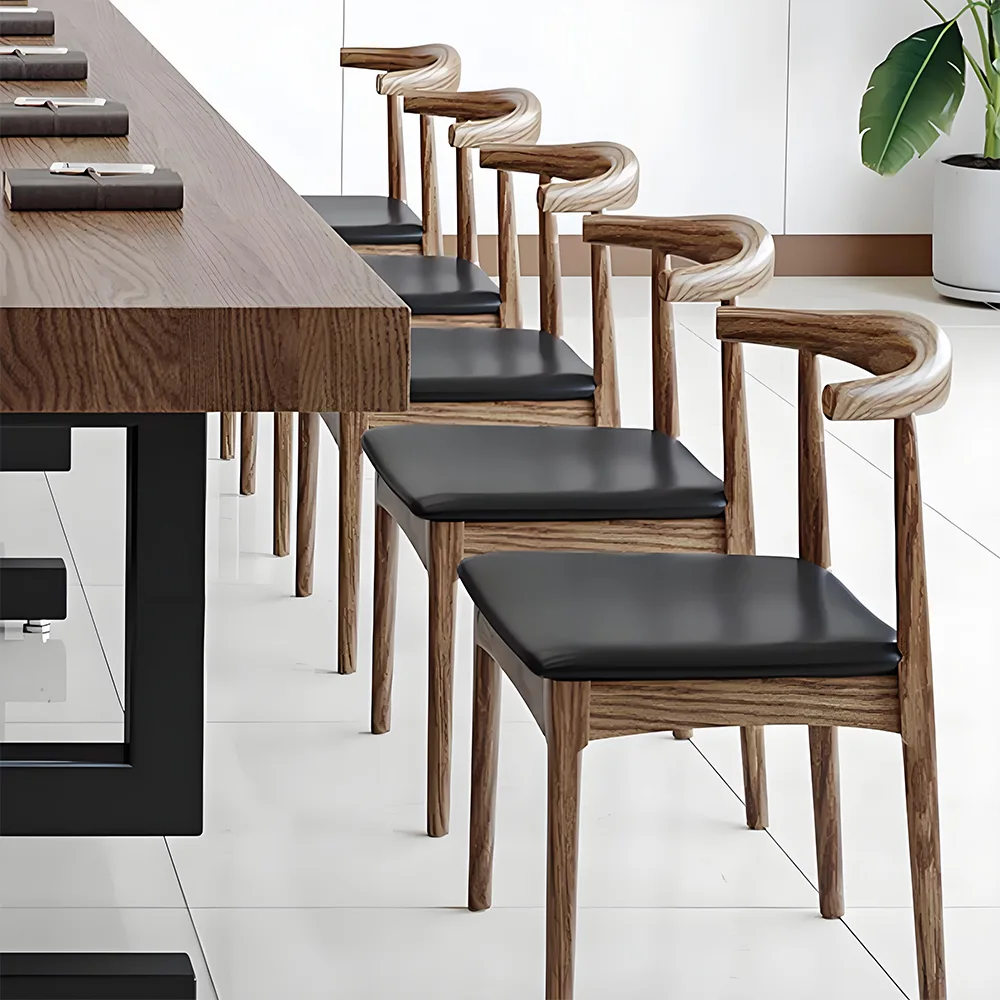Nordic-Inspired Simplistic Solid Wood Conference Table - image 3