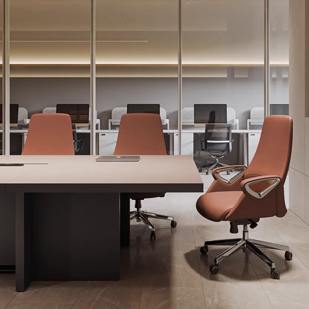 Modern Rectangular Thickened Conference Table - image 3