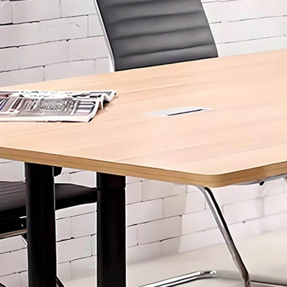 Modern Minimalist Rounded Conference Table - image 3
