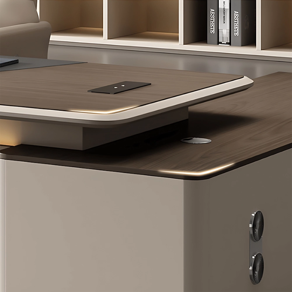 Minimalist Executive Desk with Storage - image 16