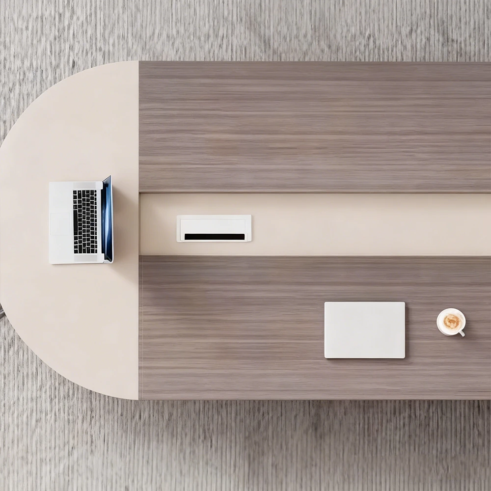 Light Luxury Conference Table - Simple Modern Oval - image 7