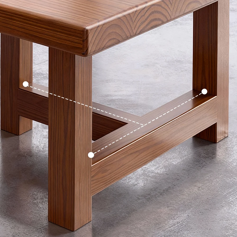 Long Rustic Wooden Conference Table - Maoters - image 4