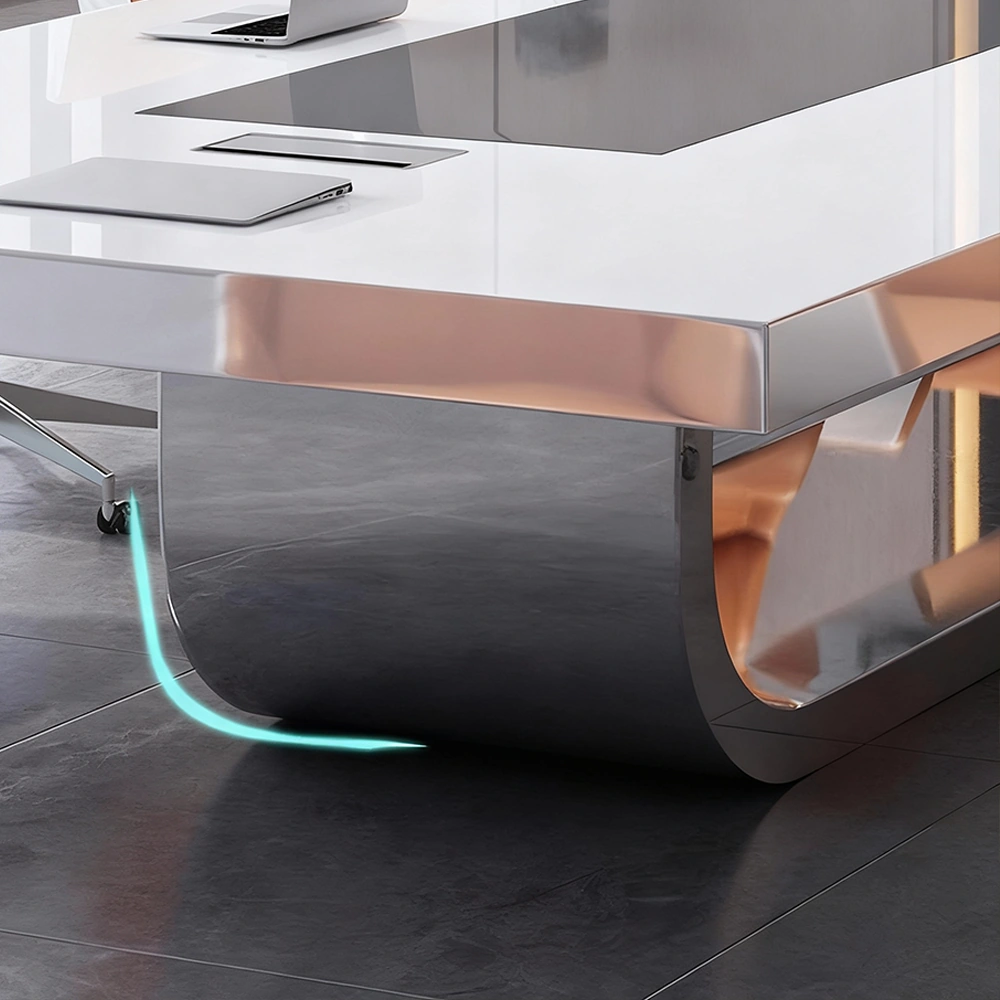 Luxurious Baked Paint Conference Table - image 6