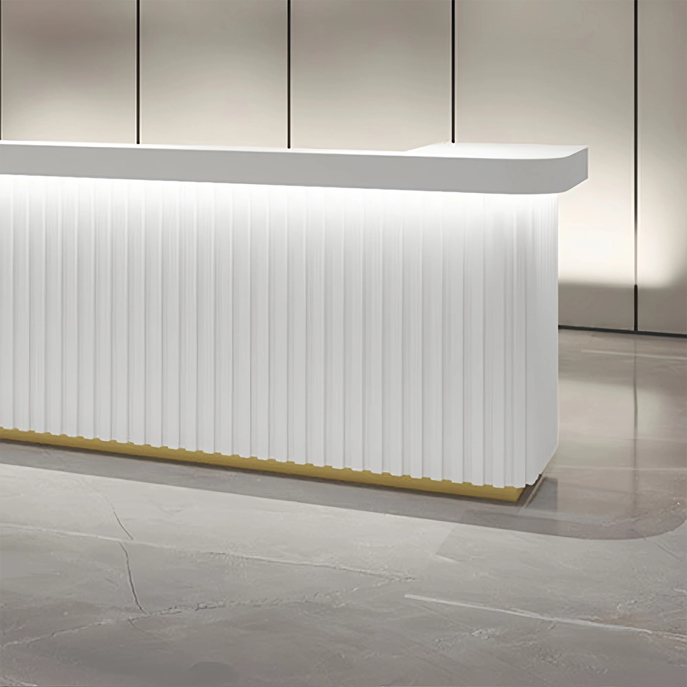 Modern Simple Lacquered Reception Desk - image 7