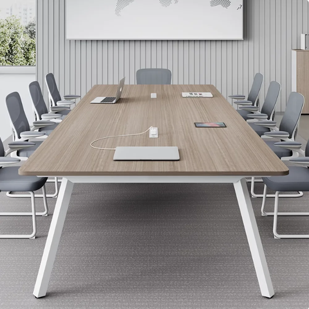 Modern Simplistic Long Conference Table – Office Ready - image 3