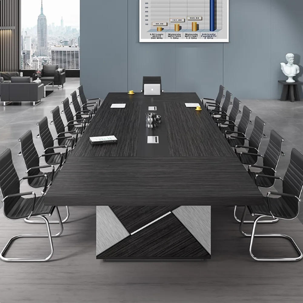 Modern Solid Wood Conference Table - Top Negotiation Choice - image 5