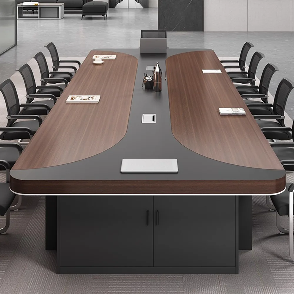 Modern Minimalist Long Conference Table - image 2