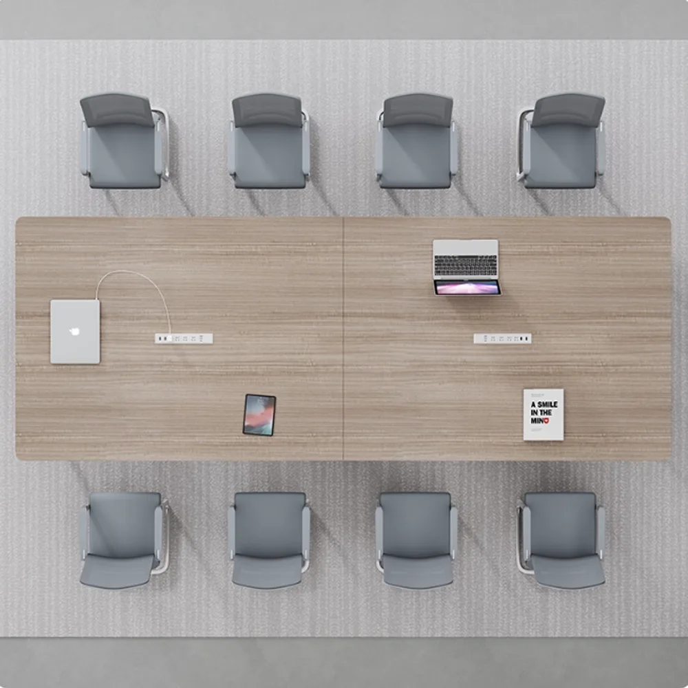 Modern Simplistic Long Conference Table – Office Ready - image 2
