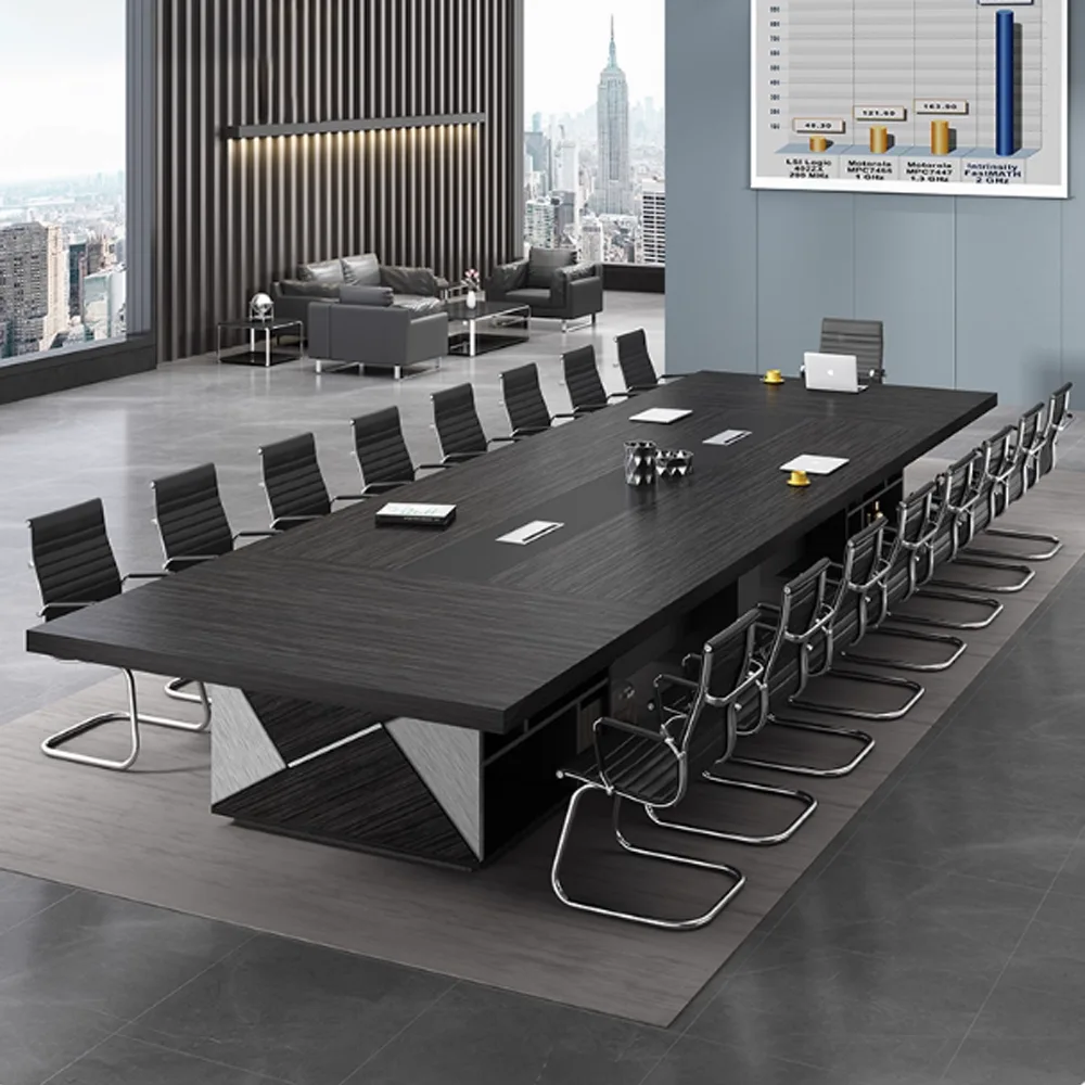 Modern Solid Wood Conference Table - Top Negotiation Choice - image 4