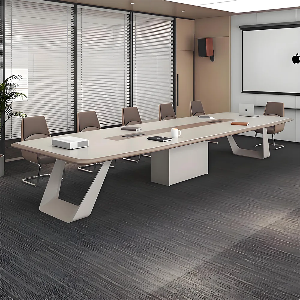 Modern Light Luxury Lacquer Conference Table - image 3