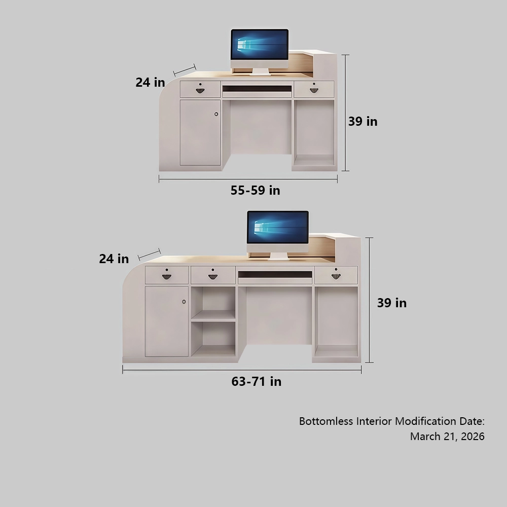 Modern Reception Desks - Office, Hotel & School Front Counter - image 6