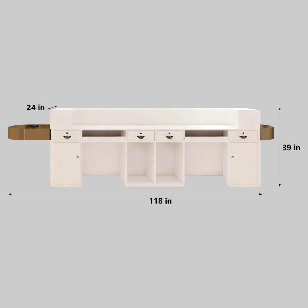 Modern Reception Desk - Boutique &amp; Salon Counter - image 8