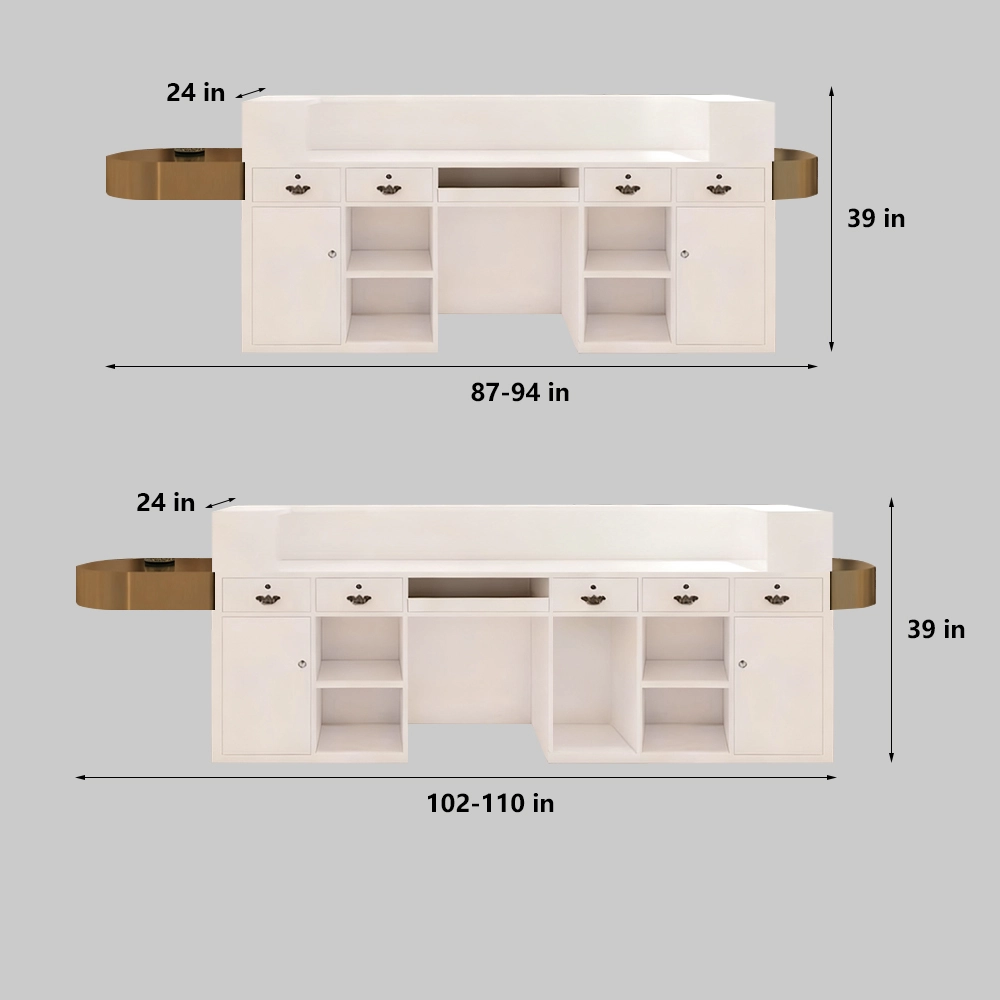 Modern Reception Desk - Boutique &amp; Salon Counter - image 7