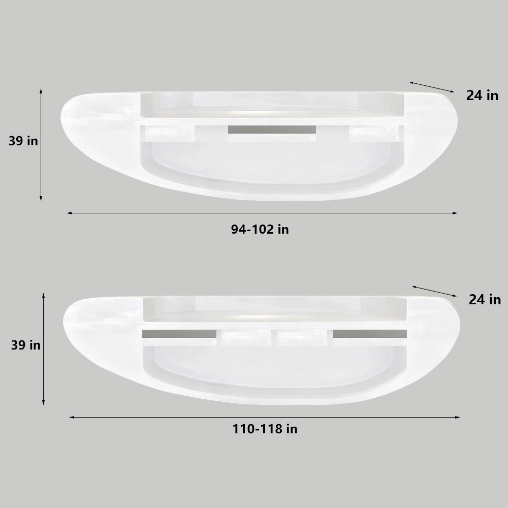 Fiberglass Reception Desk - Custom Shaped Counter For Clinic &amp; Office - image 7