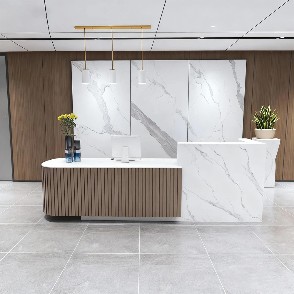 Modern Chinese Reception Desk - Salon &amp; Office Front Counter - image 3