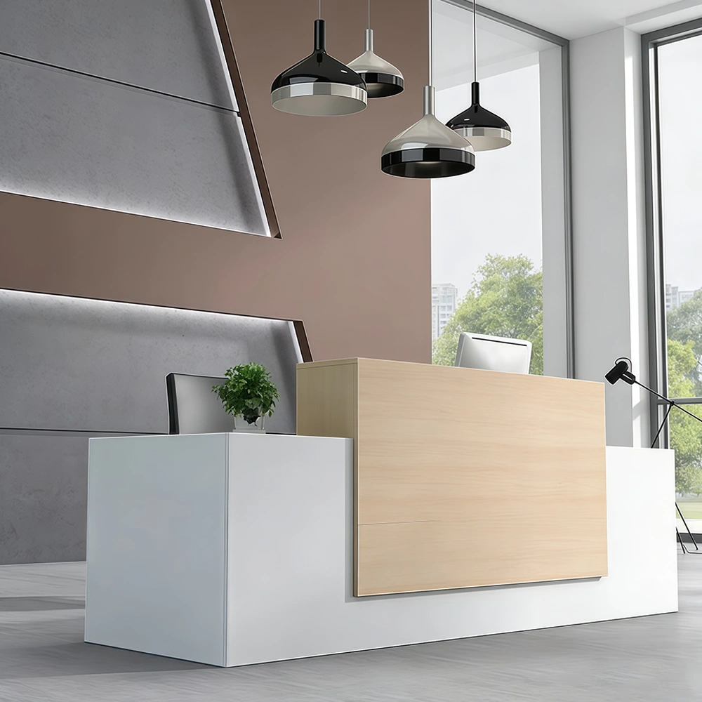 Small Office Front Desk - Modern Reception Counter - image 5