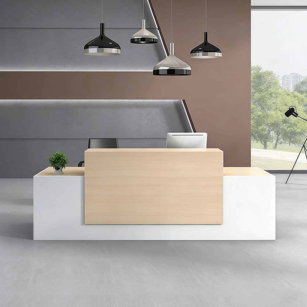 Small Office Front Desk - Modern Reception Counter - image 3