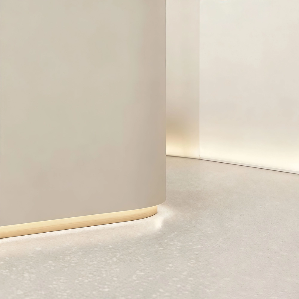 Curved Reception Desk -  Salon & Training Center Counter - image 3