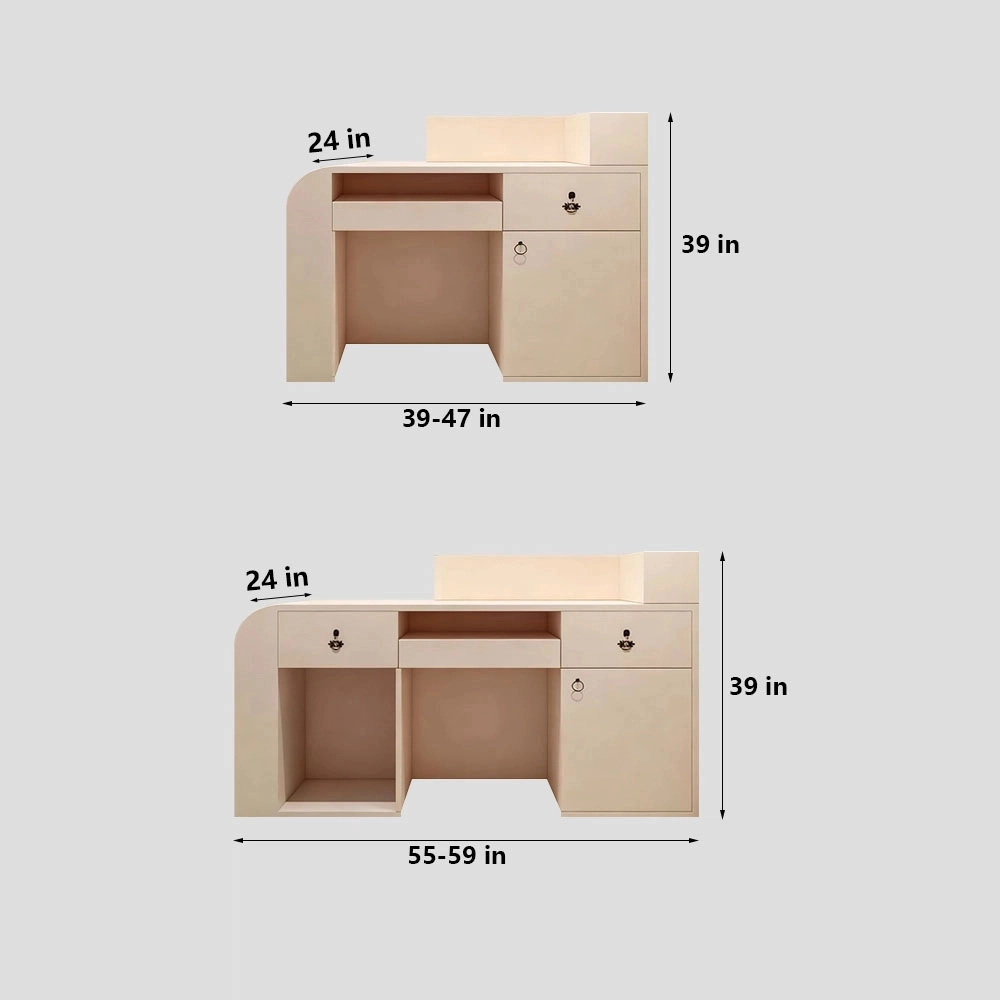 Lacquer Boutique Counter - Small Shop &amp; Salon Reception Desk - image 6