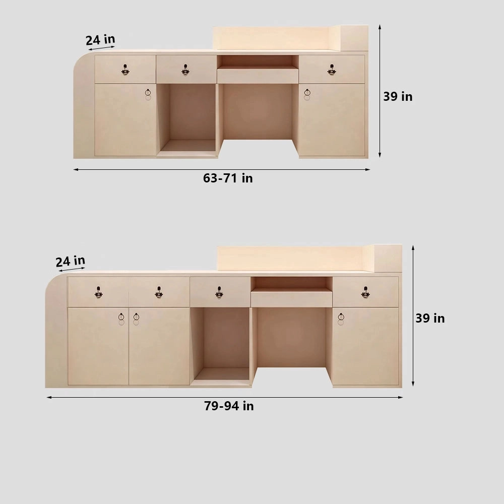 Lacquer Boutique Counter - Small Shop &amp; Salon Reception Desk - image 7