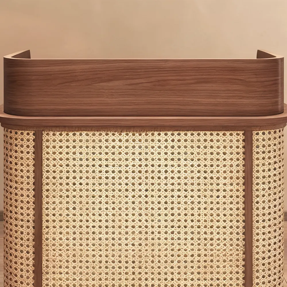 Luxury Rattan Reception Desk - Restaurant & Café Counter - image 4