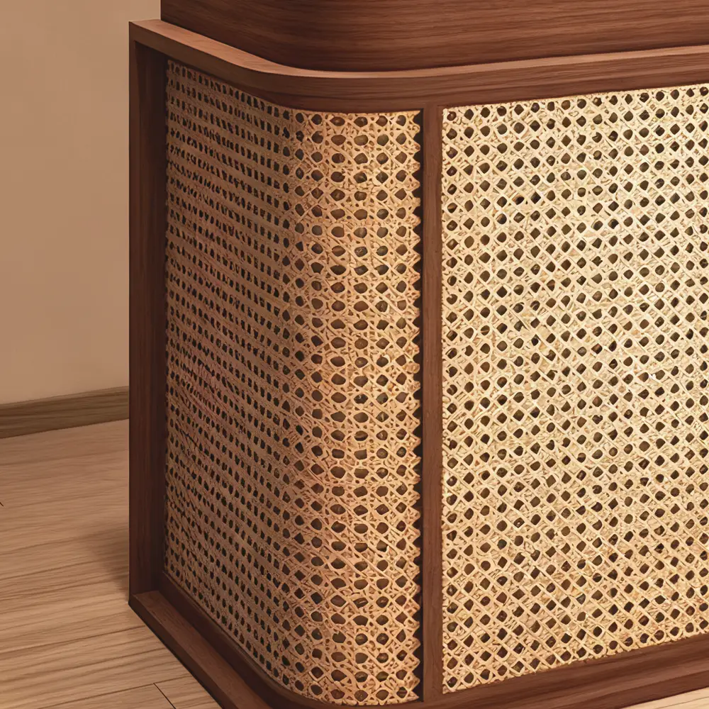 Luxury Rattan Reception Desk - Restaurant & Café Counter - image 5