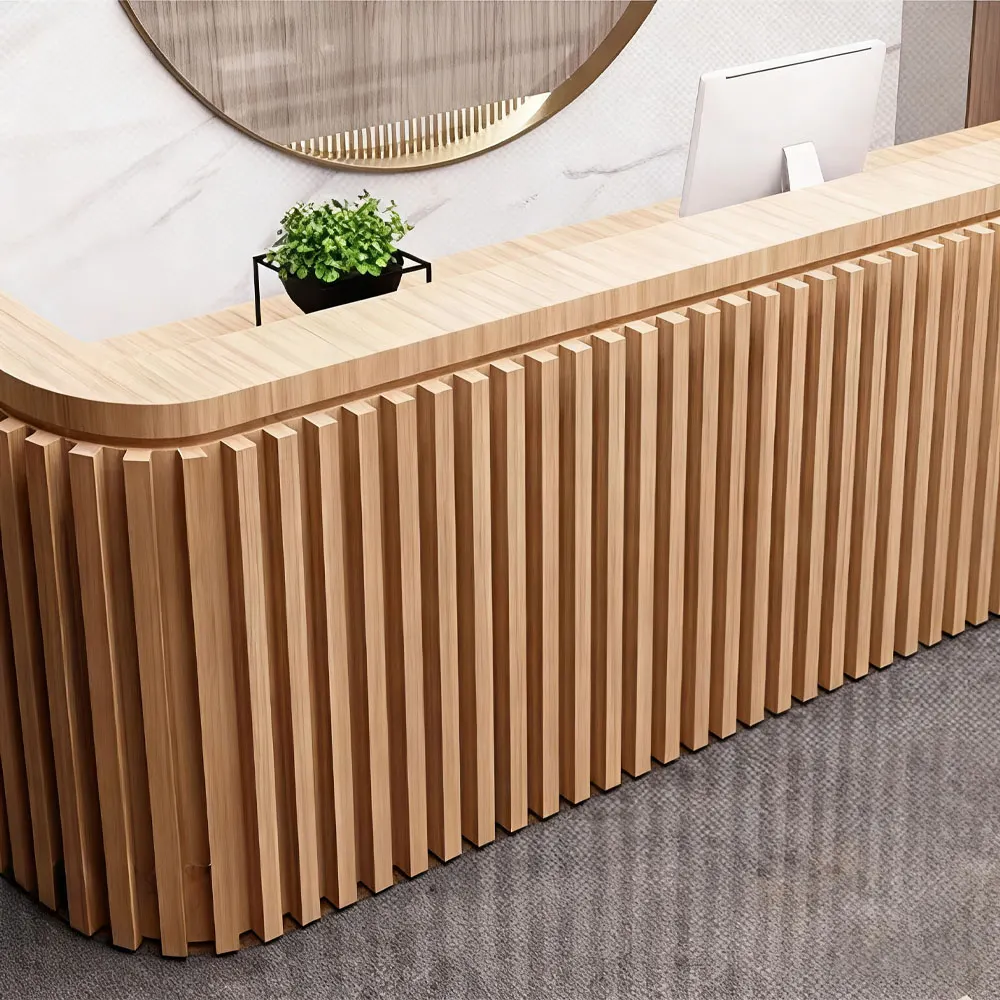 Minimalist Reception Desk - Office Front Desk - image 5