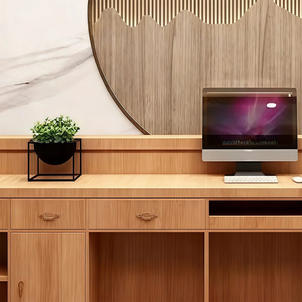 Minimalist Reception Desk - Office Front Desk - image 7