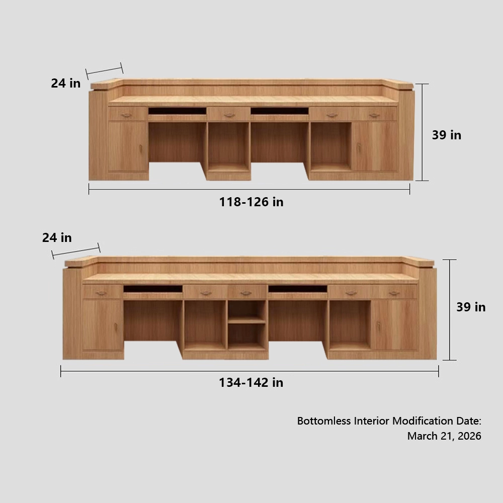 Minimalist Reception Desk - Office Front Desk - image 10