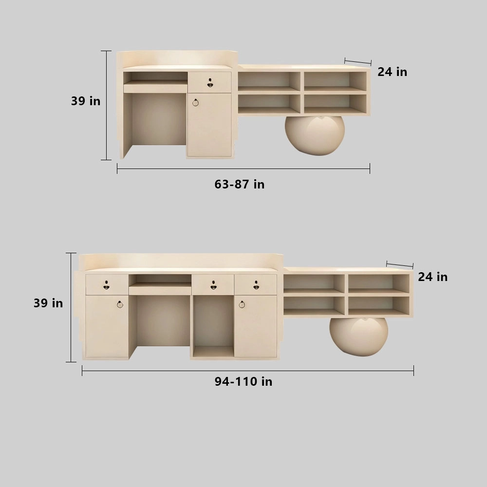 Modern Lacquer Reception Desk - Hotel &amp; Boutique Counter - image 20